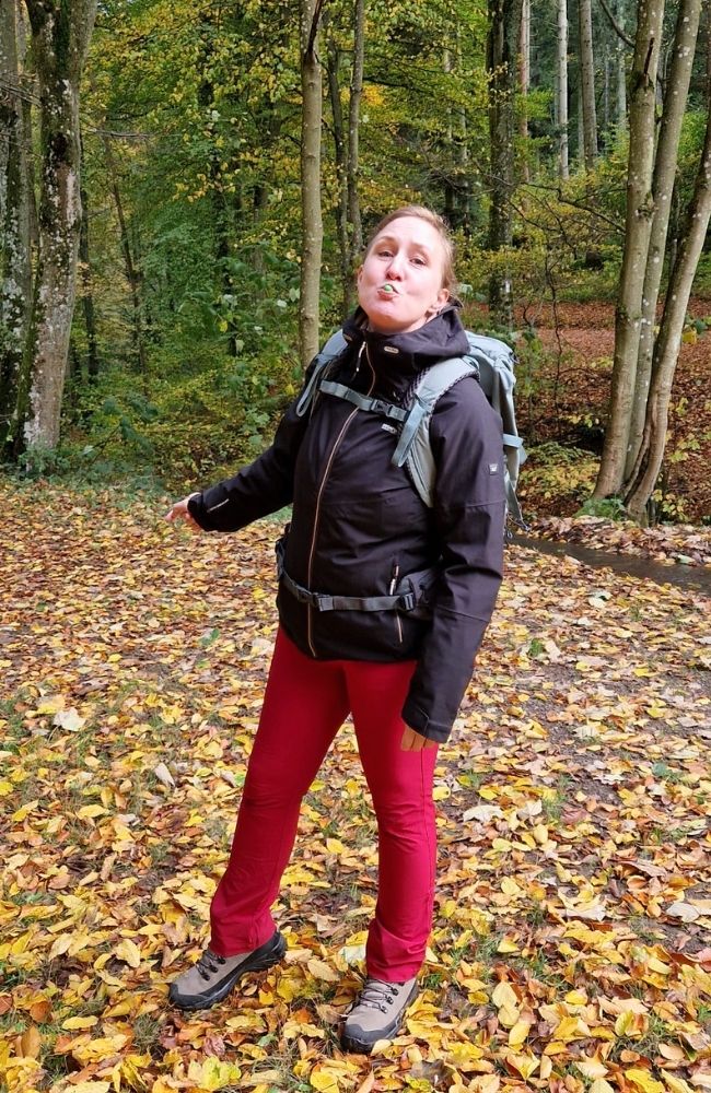 Hunsrückfan Franzi im Wald Franzi im Wald